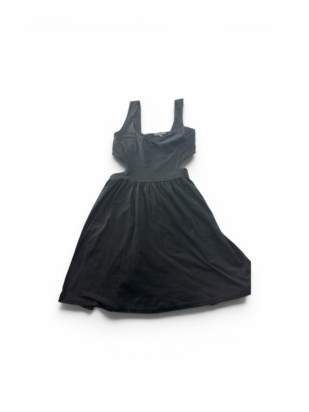 American Eagle Made in Italy Black Fit Flare Dress Open Back Mini One Size XS/S